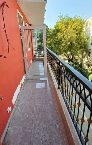 Balcony in 3 BHK Apartment at Vasant Kunj – for Rent