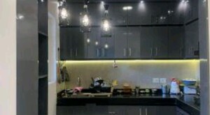 Kitchen in 2 BHK Apartment at Rishita Manhattan, Gomti Nagar – for Rent
