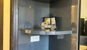 Kitchen in 2 BHK Apartment at Rishita Manhattan, Gomti Nagar – for Rent