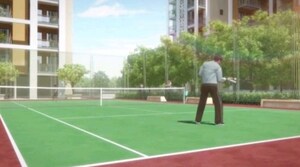 Swimming Pool in 2 BHK Apartment at Rishita Manhattan, Gomti Nagar – for Rent