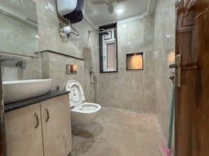 Bathroom in 3 BHK Apartment at Vasant Kunj – for Rent