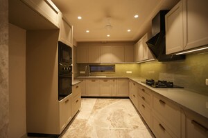 Kitchen in 3 BHK Builder Floor at Rajouri Garden – for Rent