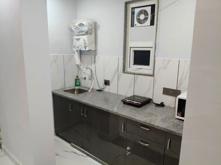 Kitchen, sector 45 1 Bedroom 1200 Sq.Ft. Builder Floor In Sector 45 Gurgaon 10158022