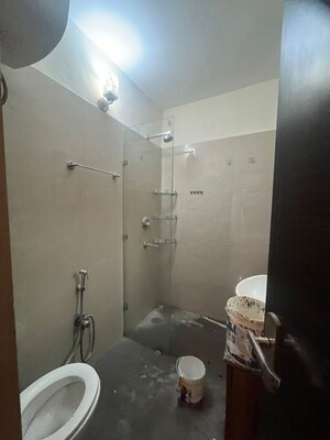 Bathroom in 3 BHK Apartment at Vasant Kunj – for Rent