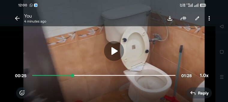 Bathroom, vaishali sector 5 2 Bedroom 900 Sq.Ft. Builder Floor In Vaishali Sector 5 Ghaziabad 10158020