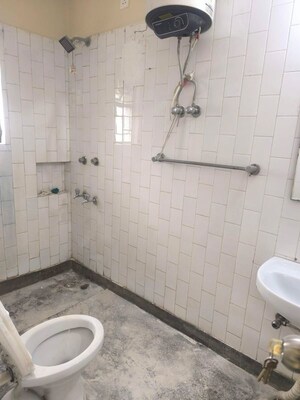 Bathroom in 2 BHK Apartment at Vasant Kunj – for Rent