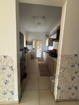 Bathroom in 3 BHK Apartment at Bhartiya Nikoo Homes, Thanisandra Main Road – for Rent