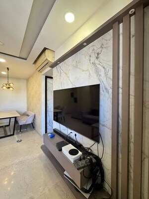 Living Room in 2.5 BHK Apartment at Lodha Splendora, Ghodbunder Road – for Sale