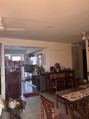 Living Room in 3 BHK Apartment at Hermitage Centralis, Vip Road – for Rent