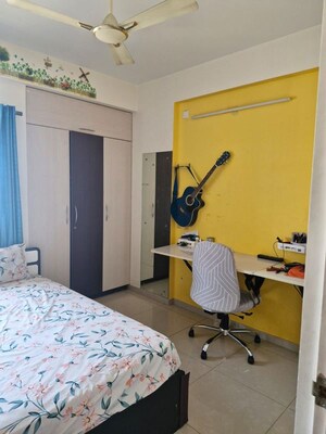 Bedroom in 2 BHK Apartment at Goyal North View Footprints, Thanisandra – for Rent