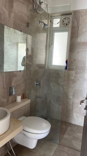 Bathroom in 2 BHK Apartment at JP Decks, Goregaon East – for Rent