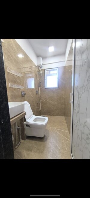 Bathroom in 2 BHK Apartment at Evershine CHS Malad, Malad West – for Rent