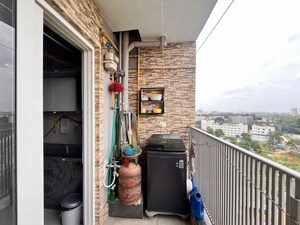 Balcony in 3 BHK Apartment at DS Max Skycity, Thanisandra – for Rent