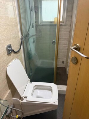 Bathroom in 2 BHK Apartment at Shilp Tower, Lower Parel – for Rent