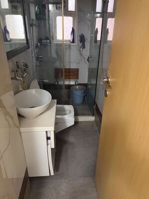 Bathroom in 2 BHK Apartment at Shilp Tower, Lower Parel – for Rent