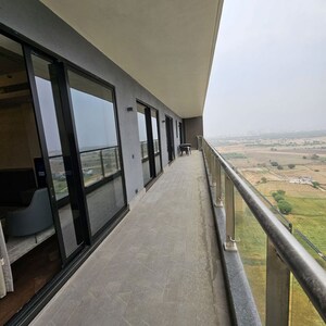 Balcony in 3.5 BHK Apartment at Krisumi Waterfall Residences, Sector 36a – for Rent