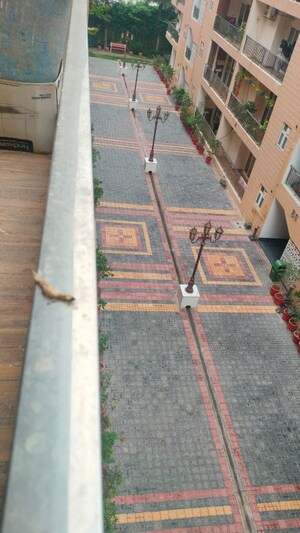 Staircase in 3 BHK Apartment at Uninav Eden, Raj Nagar Extension – for Rent