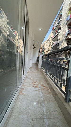 Balcony in 4 BHK Apartment at Palm Residency Chhatarpur, Chattarpur – for Rent