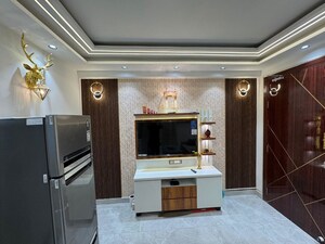 Living Room in 2 BHK Apartment at Palm Residency Chhatarpur, Chattarpur – for Rent