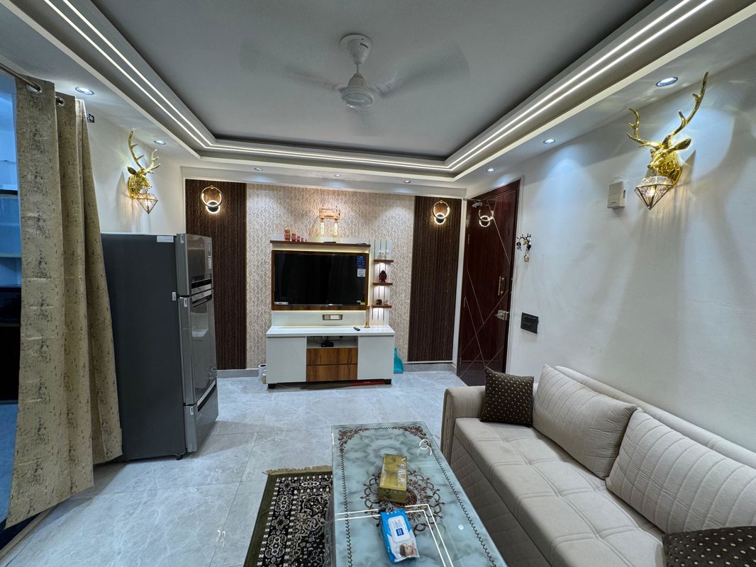 2 BHK + Servant Room Apartment For Rent in Palm Residency Chhatarpur