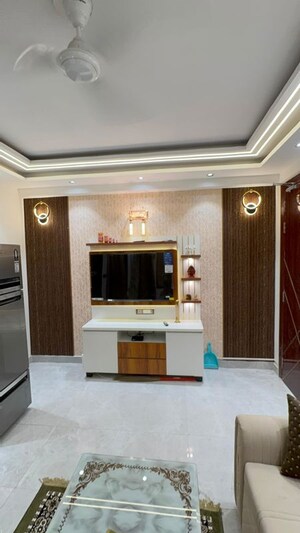 Living Room in 2 BHK Apartment at Palm Residency Chhatarpur, Chattarpur – for Rent