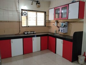 Kitchen in 3 BHK Apartment at Pimple Saudagar – for Rent