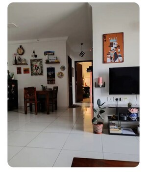 Living Room in 2.5 BHK Apartment at Purva Palm Beach, Hennur Road – for Rent