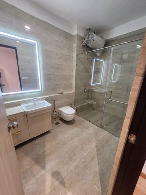Bathroom in 4 BHK Apartment at Omkar 1973, Worli – for Rent