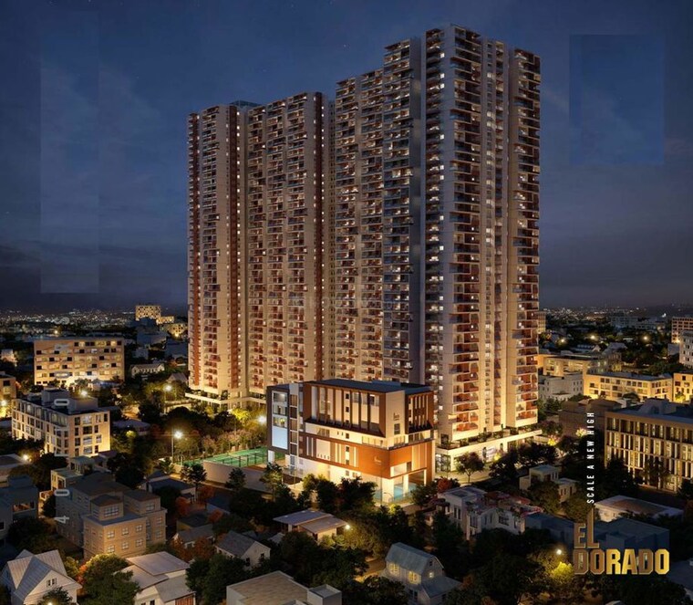Exterior View, lansum-el-dorado 3 Bedroom 2240 Sq.Ft. Apartment In Narsingi Hyderabad 10158839