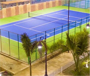 Balcony in 4 BHK Apartment at Purvanchal Royal City, Chi V Greater Noida – for Rent