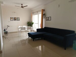 Living Room in 3 BHK Apartment at Mantri Webcity, Hennur – for Rent