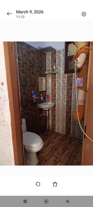 Bathroom in 2 BHK Builder Floor at Vikram Siddharth Vihar Residency, Siddharth Vihar – for Sale