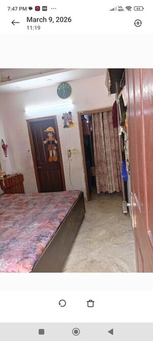 Bedroom in 2 BHK Builder Floor at Vikram Siddharth Vihar Residency, Siddharth Vihar – for Sale