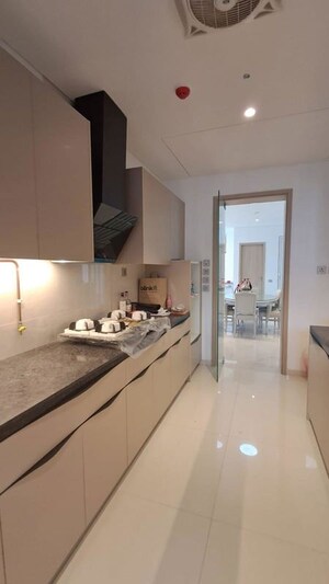 Kitchen in 4 BHK Apartment at Rustomjee Crown, Prabhadevi – for Rent