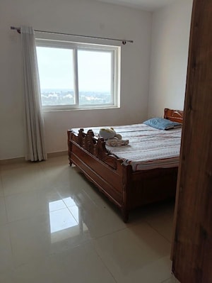 Bedroom in 3 BHK Apartment at Mantri Webcity, Hennur – for Rent