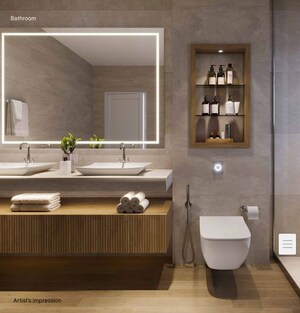 Bathroom in 4 BHK Apartment at Sobha Aranya, Sector 80 – for Sale