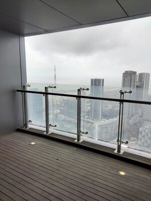 Balcony in 5 BHK Apartment at Lodha The World Towers World One Tier 2, Worli – for Rent