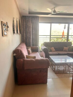 Living Room in 2.5 BHK Apartment at Neelkanth Greens, Manpada – for Sale
