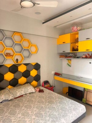 Bedroom in 2.5 BHK Apartment at Neelkanth Greens, Manpada – for Sale