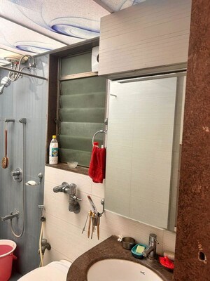 Bathroom in 2.5 BHK Apartment at Neelkanth Greens, Manpada – for Sale