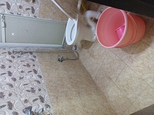 Bathroom in 1 BHK Apartment at Gami Shree Manoshi Complex, Ghansoli – for Rent