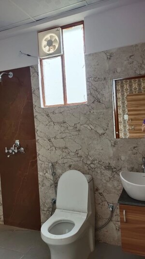 Bathroom in 3 BHK Apartment at Vaishali Nagar – for Rent