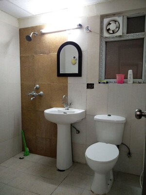 Bathroom in 2 BHK Builder Floor at Rail Vihar Sector 30, Sector 30 – for Rent