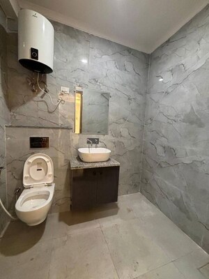 Bathroom in 3 BHK Builder Floor at Saket – for Rent
