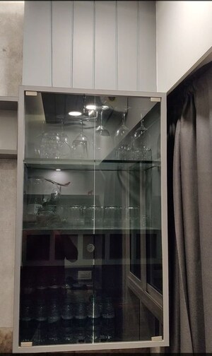 Kitchen in 2 BHK Apartment at Dosti West County, Balkum Pada – for Rent