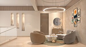 Living Room in 4 BHK Villa at Panchsheel Colony – for Sale