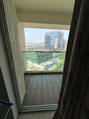 Balcony in 1 BHK Apartment at Mahape – for Rent