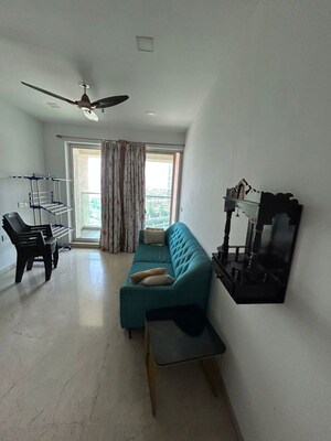 Living Room in 1 BHK Apartment at Mahape – for Rent