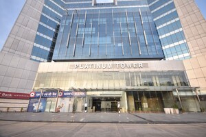  Office Space – Exterior View View at Spaze Platinum Tower, Sector 47 - for Rent