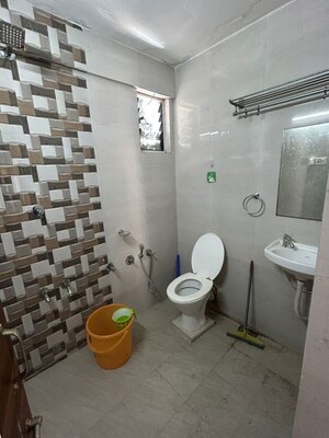 Bathroom in 2 BHK Apartment at Thaltej – for Rent